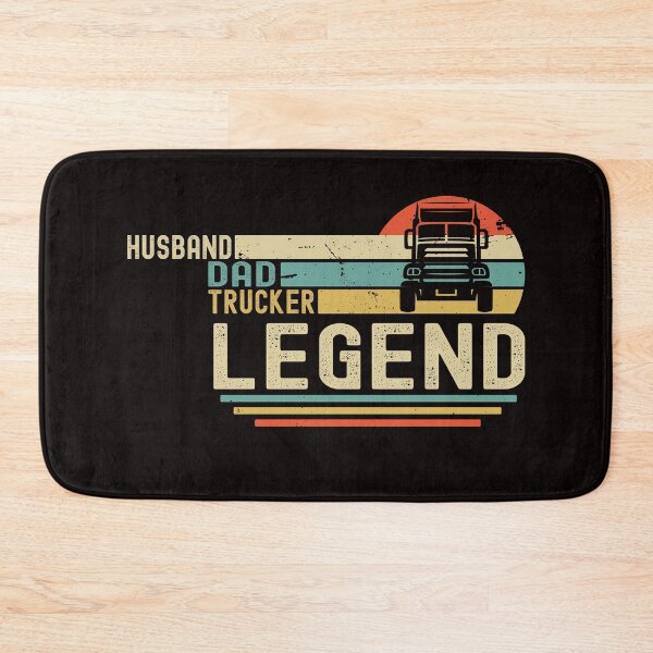 Item preview, Husband Dad Trucker Legend Funny Truck Driver Trucking Vintage designed and sold by Leader Shirts.