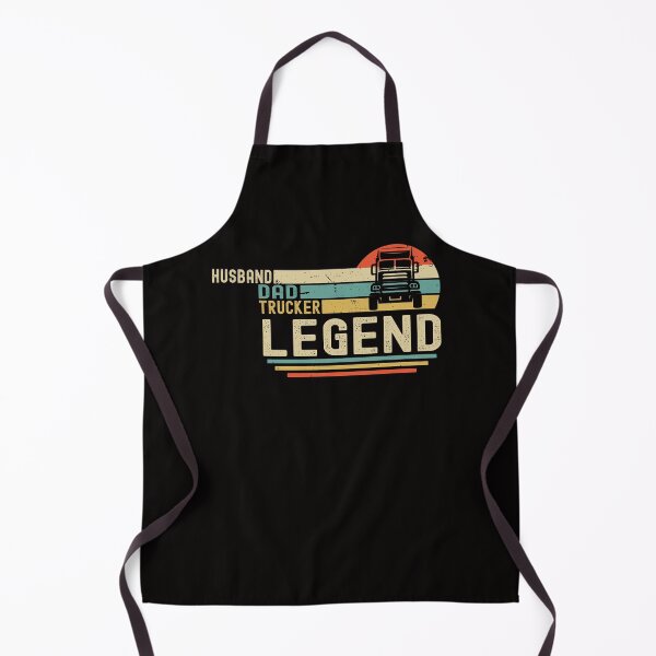 Item preview, Husband Dad Trucker Legend Funny Truck Driver Trucking Vintage designed and sold by Leader Shirts.