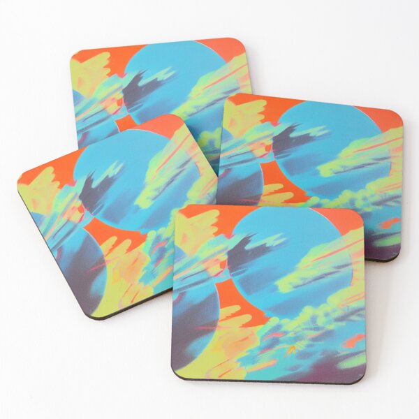 Item preview, Two Blue Moons in an Orange Sky designed and sold by Athena Milonas.