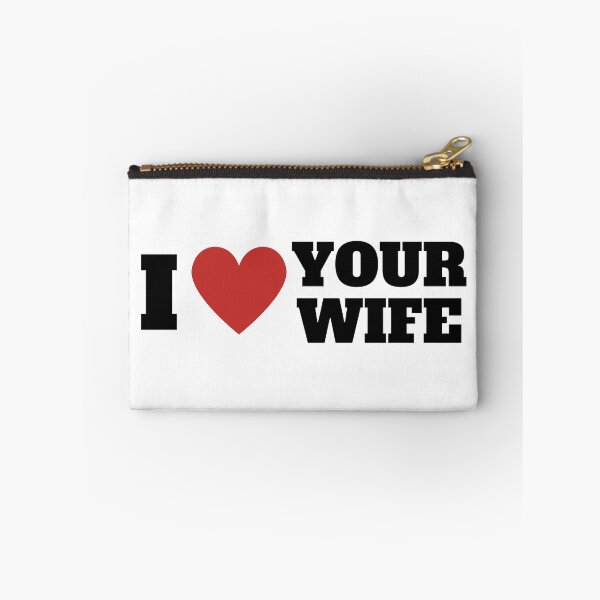 Item preview, I Love Your Wife Funny Bumper Sticker designed and sold by hyperfocusrach.