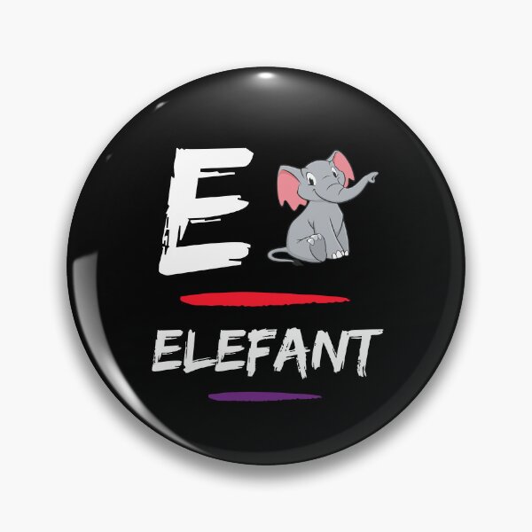 Item preview, E is for Elephant - German designed and sold by BearLoveDesign.