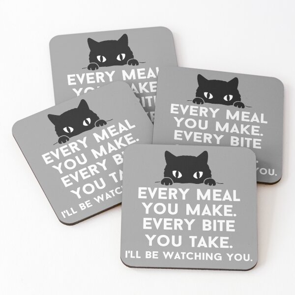 Item preview, Every meal you make. Every bite you take. I'll be watching you. designed and sold by SqueakitySqueak.