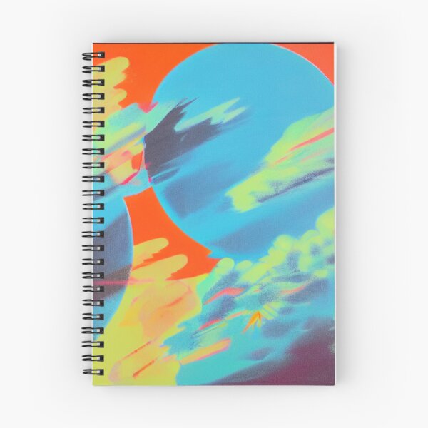 Item preview, Two Blue Moons in an Orange Sky designed and sold by Athena Milonas.