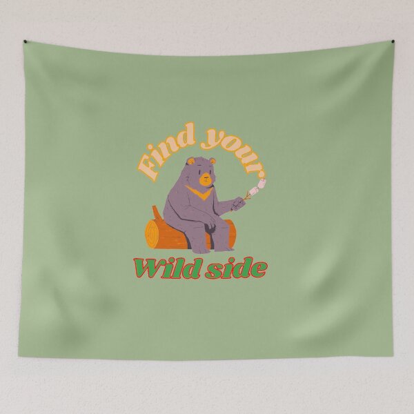 Item preview, Find your wild side retro bear adventurer  designed and sold by glowvim.