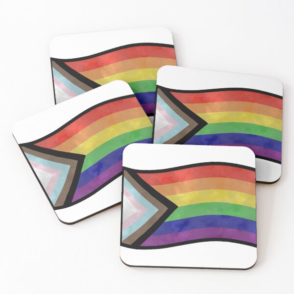 Item preview, Progress Pride Flag designed and sold by SentABear.