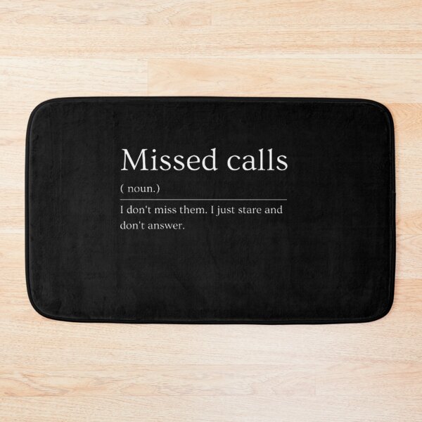 Item preview, Missed calls | Dictionary Definition designed and sold by ED-TDesigns.