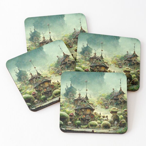 Item preview, Fantasy Village designed and sold by rudekitten.