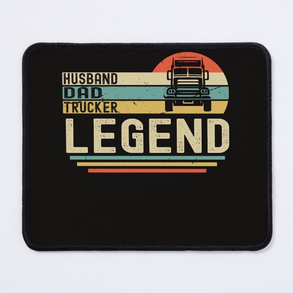 Item preview, Husband Dad Trucker Legend Funny Truck Driver Trucking Vintage designed and sold by Leader Shirts.