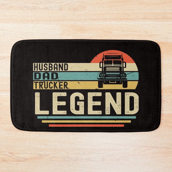 Item preview, Husband Dad Trucker Legend Funny Truck Driver Trucking Vintage designed and sold by Leader Shirts.