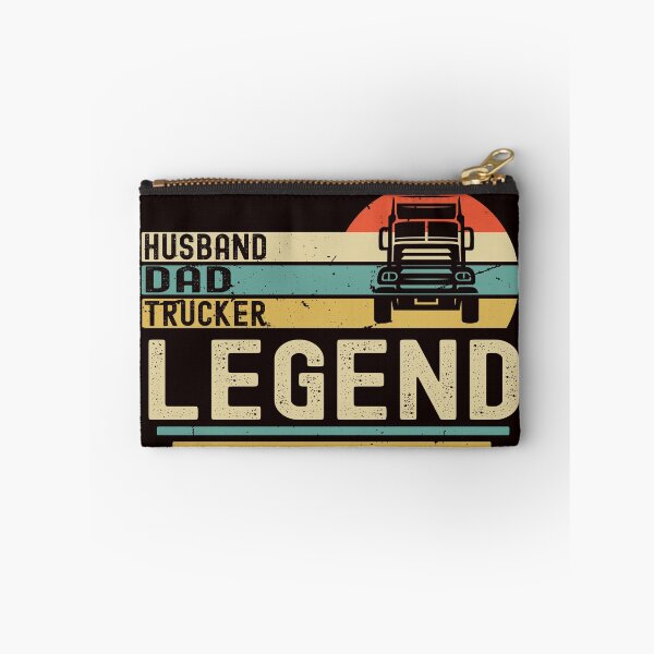 Item preview, Husband Dad Trucker Legend Funny Truck Driver Trucking Vintage designed and sold by Leader Shirts.