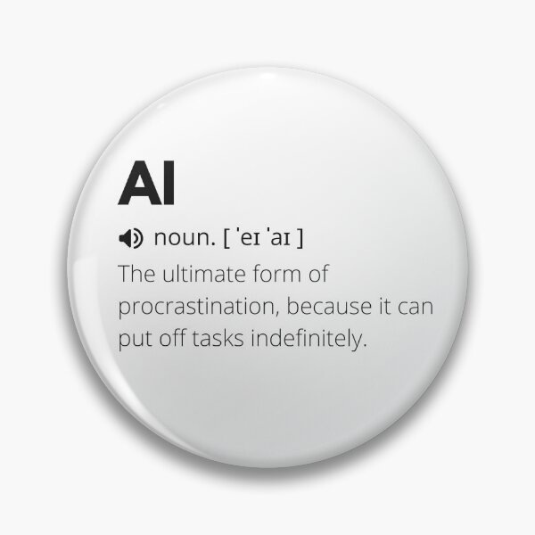 Item preview, Funny AI Definition, Artificial Intelligence designed and sold by Funny  Definition.