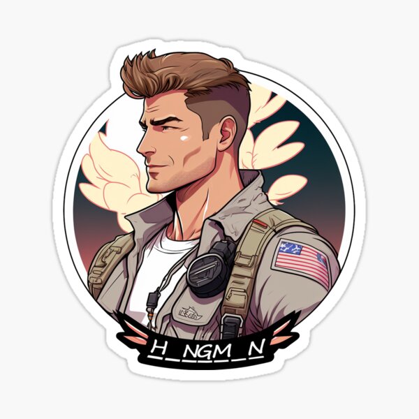 Jake Seresin The Hangman Top Gun Maverick | Sticker