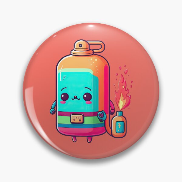 Item preview, Adorable BBQ Gas Canister Setting the Fire designed and sold by ultra-cute.