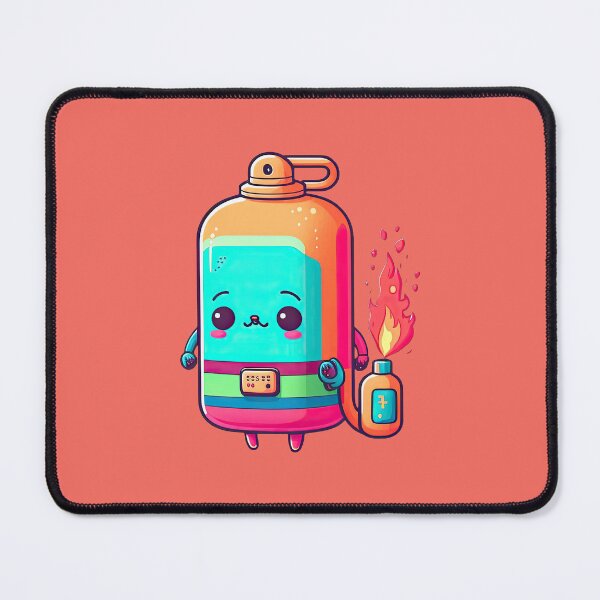 Item preview, Adorable BBQ Gas Canister Setting the Fire designed and sold by ultra-cute.
