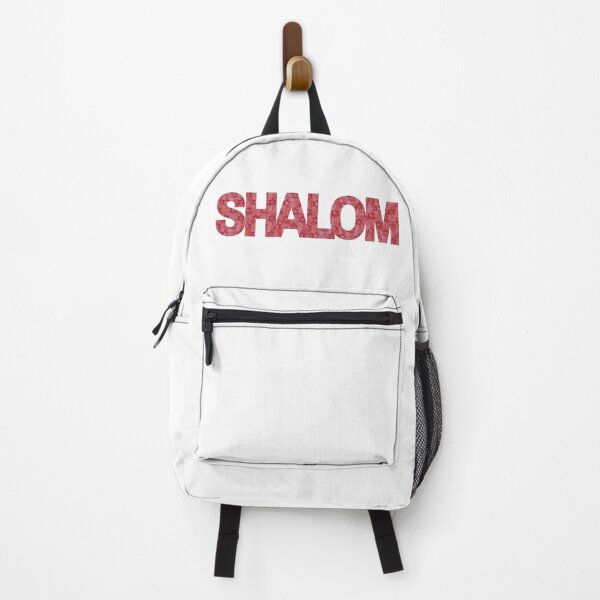 Item preview, Shalom with Red Jewish Stars designed and sold by NJGDesigns.