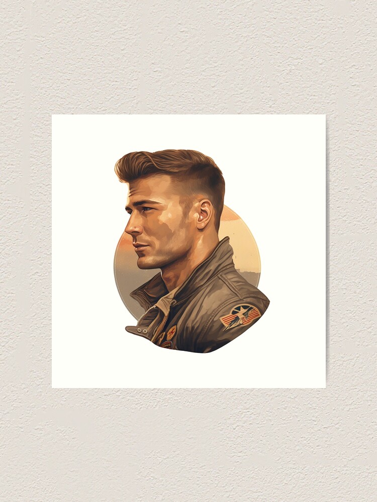 Jake Seresin The Hangman Top Gun Maverick Illustration 3 Art Print for  Sale by QuotesTeesStore