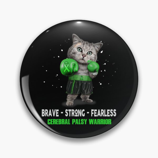 Item preview, Cerebral Palsy Warrior - BRAVE STRONG FEARLESS designed and sold by Berriosly.
