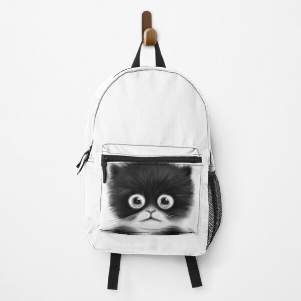 Item preview, Cat Kitten Cute Black and White Drawing designed and sold by phillipbooth.