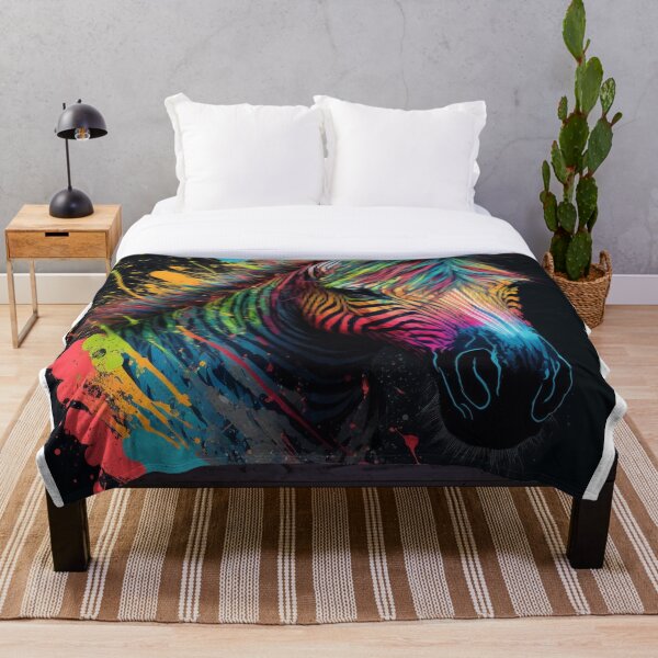 Item preview, Safari zebra in pop art style designed and sold by iMasterHox.