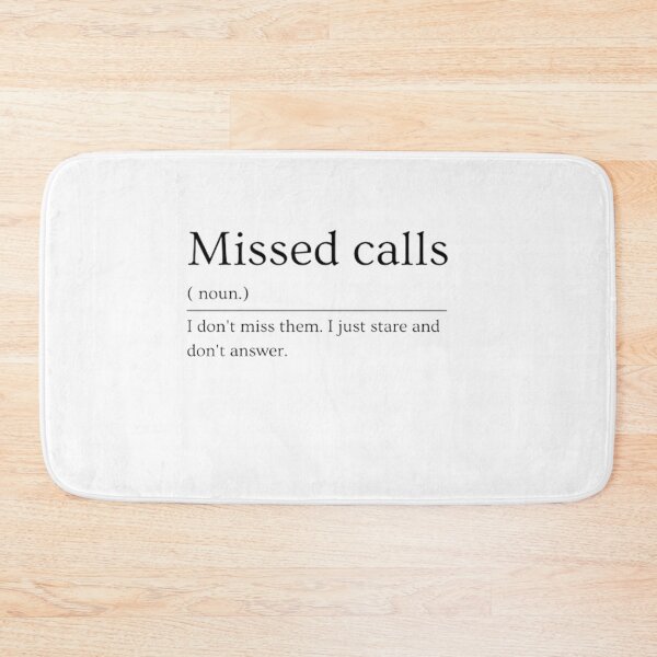 Item preview, Missed calls | Dictionary Definition  designed and sold by ED-TDesigns.