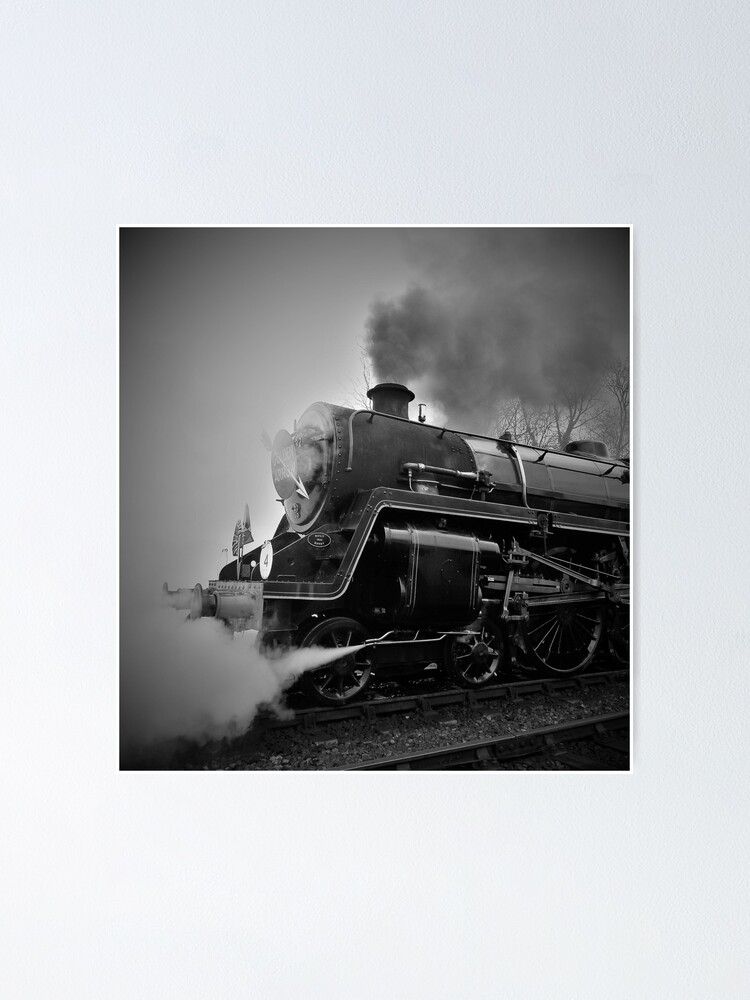 Alternate view of Golden Arrow Steam Train Bluebell Railway Poster