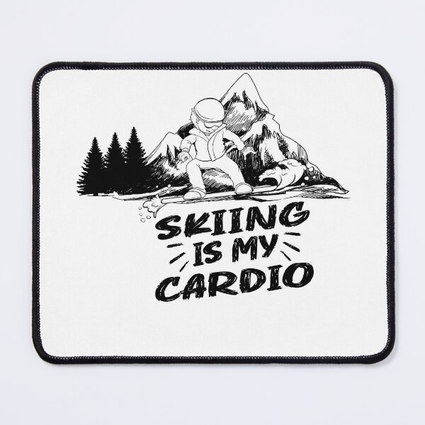 Item preview, Funny Skiing Quotes,Skiing Is My Cardio,Cool Skiing designed and sold by onemood.