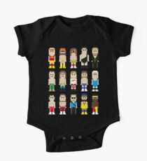 8-Bit Wrestlers! One Piece - Short Sleeve