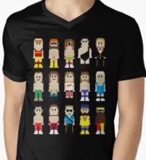 8-Bit Wrestlers! Men's V-Neck T-Shirt