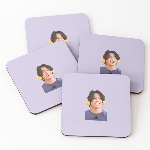 Item preview, BTS Jungkook bunny face, cute meme stickers set designed and sold by Latina Charm.
