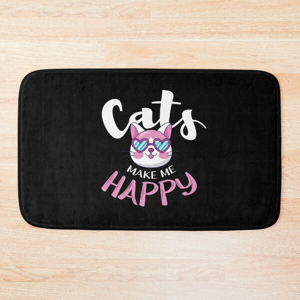 Item preview, Cats Make Me Happy Cute Kitten Lover Design designed and sold by VIKING  PROJECT.