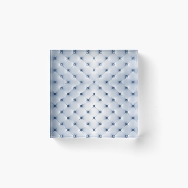 Tufted Glam Collection - Icy Blue Acrylic Block
