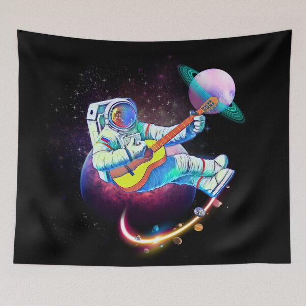 Item preview, Astronaut Playing Guitar in Space designed and sold by Paula Helit.