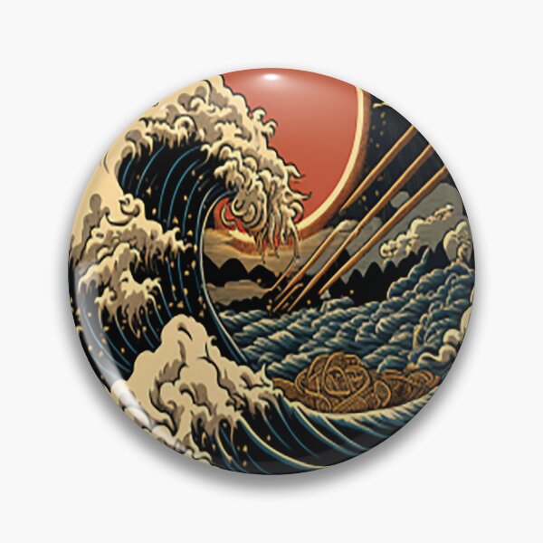 Item preview, Kanagawa's Noodle Conquest designed and sold by HajliStore.