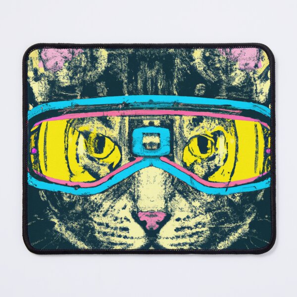 Item preview, El cibergato: el felino futurista con reflejos aumentados designed and sold by BaseYourIstinct.