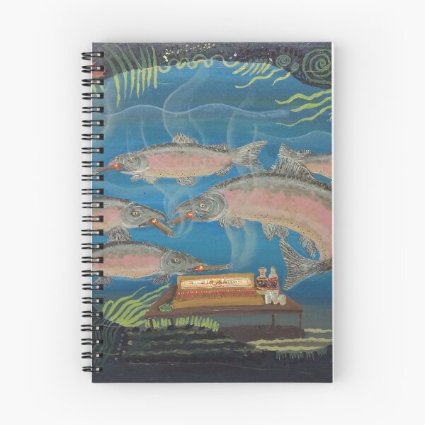 Item preview, Fancy Smoked Salmon - Smoking Cigars! designed and sold by Lisa Rotenberg.