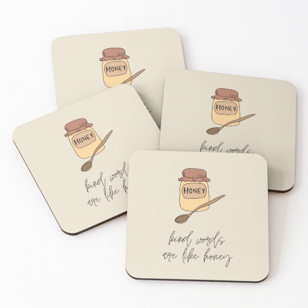 Item preview, Kind words are like honey designed and sold by Audrey Bayne.
