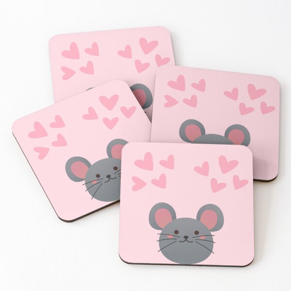 Item preview, Cute Valentine rat with with Hearts designed and sold by Swobodzio.