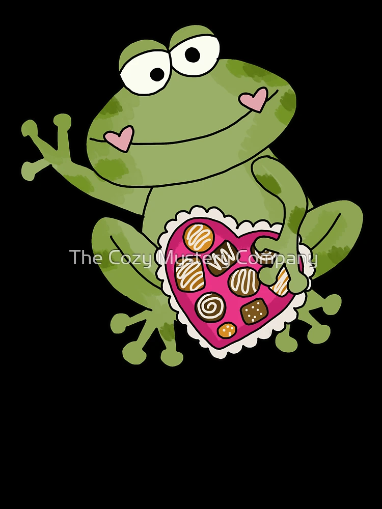 Valentine's Day gift - Frog magnet in a matchbox
