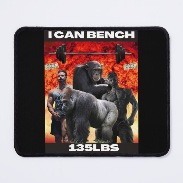 Item preview, I can bench 135 pounds designed and sold by joshemf.