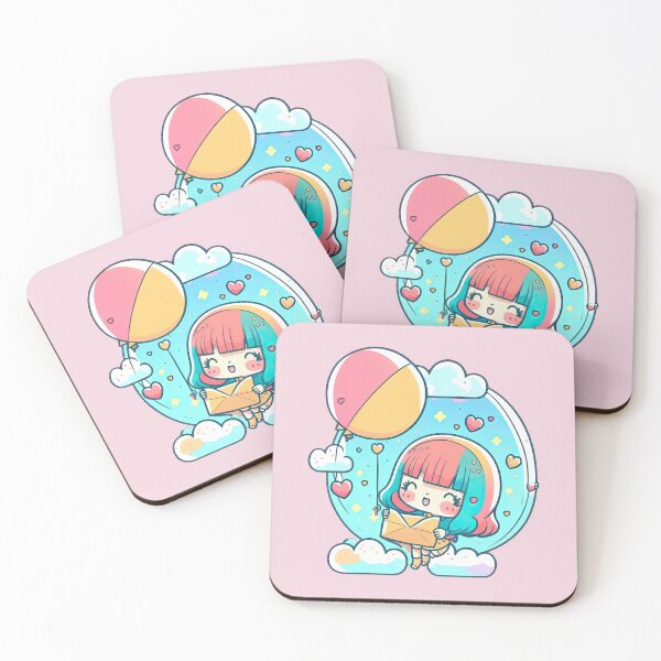 Item preview, Cute and Adorable Valentine's Day Love Note with Balloons and Hearts designed and sold by ultra-cute.