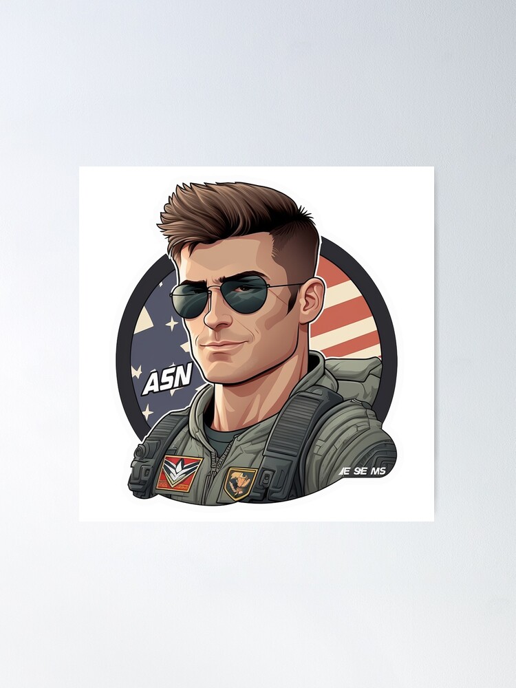 Jake Seresin The Hangman Top Gun Maverick Illustration 3 Art Print for  Sale by QuotesTeesStore