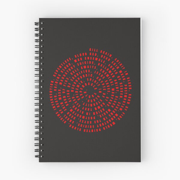 Item preview, Rock Your World With Slayer: A Unique Spiral Design Made from the Titles of the Most Popular Metallica Songs - Perfect for Any Metalhead or Music Lover designed and sold by BotTastic.