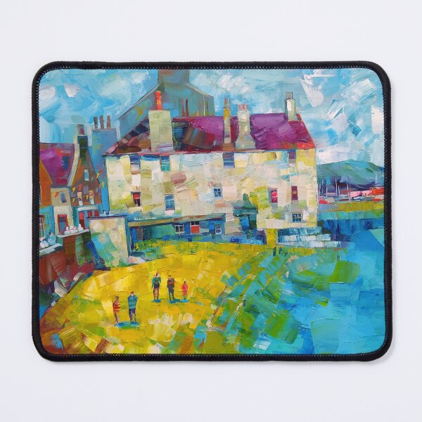Item preview, Oil painting/ England/ Lerwick landscape designed and sold by DmitrySkripnyc.