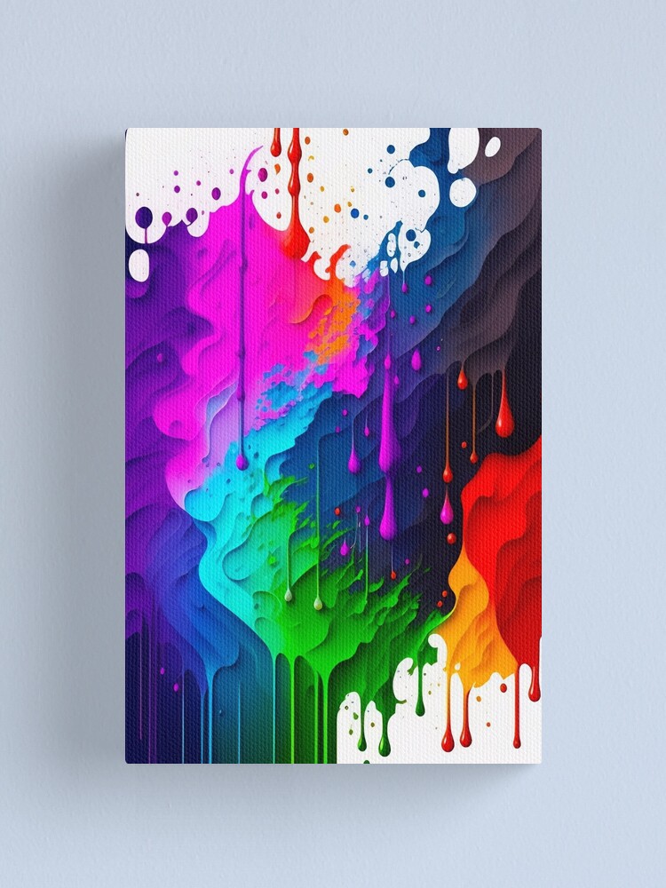 Graffiti And Spray Dripping Paint Canvas Print for Sale by frigamribe88