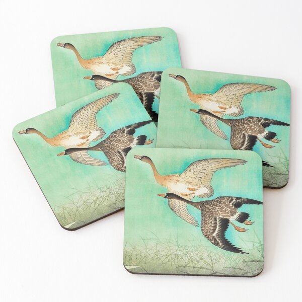 Item preview, Geese In Flight -  Ohara Koson designed and sold by CristalleLisa.