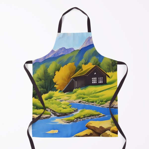 Item preview, Beautiful Mountain Cabin designed and sold by Poetic Patterns Studio.