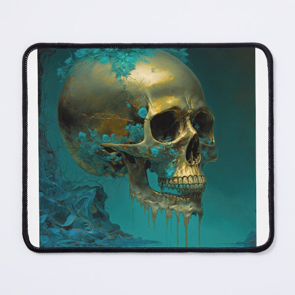 Item preview, Overgrown Gold Skull designed and sold by Paul Neuhaus.