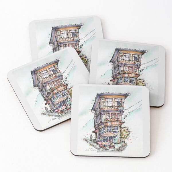 Item preview, Street Scene in Tirilye Turkey designed and sold by Gregg Brown.