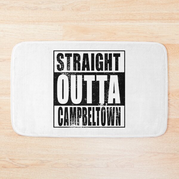 Item preview, Straight Outta Campbeltown (black) designed and sold by SolidEarthArt.