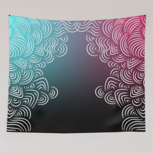 Item preview, pink and blue geometric background designed and sold by yessebel.